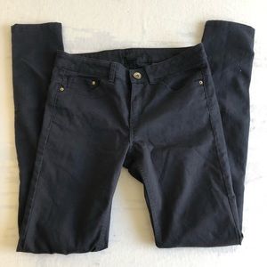 H&M navy blue skinny jeans